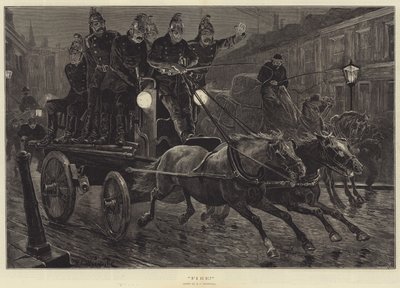 Fire by Richard Caton Woodville junior